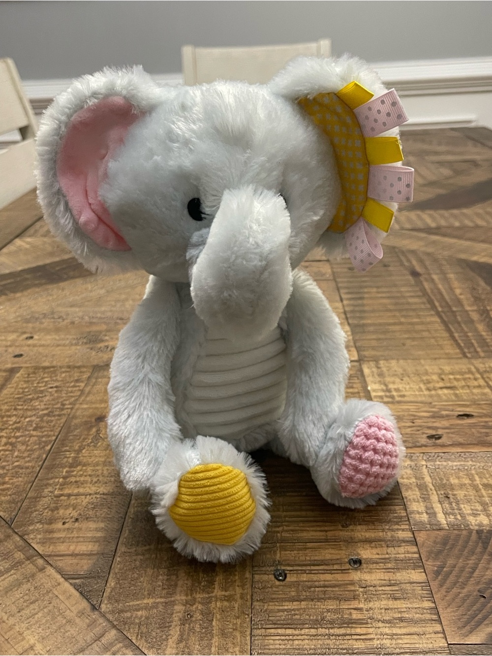 Make Believe Ideas Sensory Snuggables Elephant plush toy.